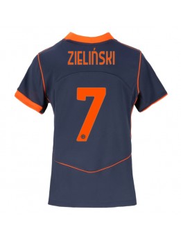 Billige Inter Milan Piotr Zielinski #7 Tredjedrakt Dame 2025-26 Kortermet